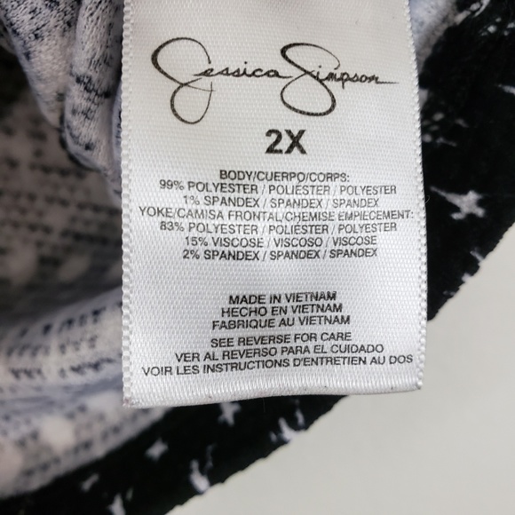 Jessica Simpson Crop Top | Textured Zip Back XXL - Picture 2 of 5